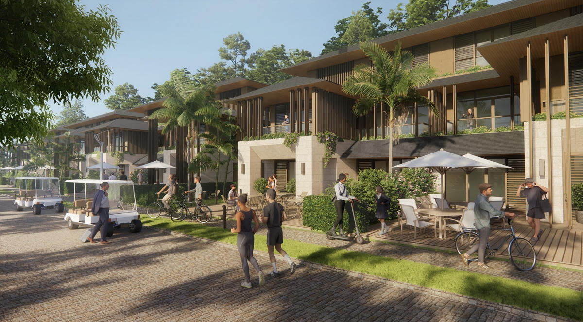 Mô hình Shop Villa tối ưu hóa kỳ nghỉ tại Sun Secret Valley_Phối cảnh minh họa.