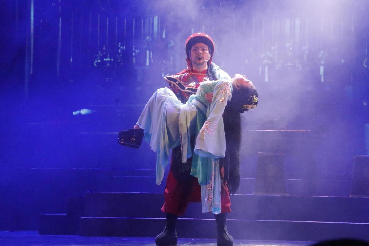 Phần dự thi của Nhà hát Cao Văn Lầu.