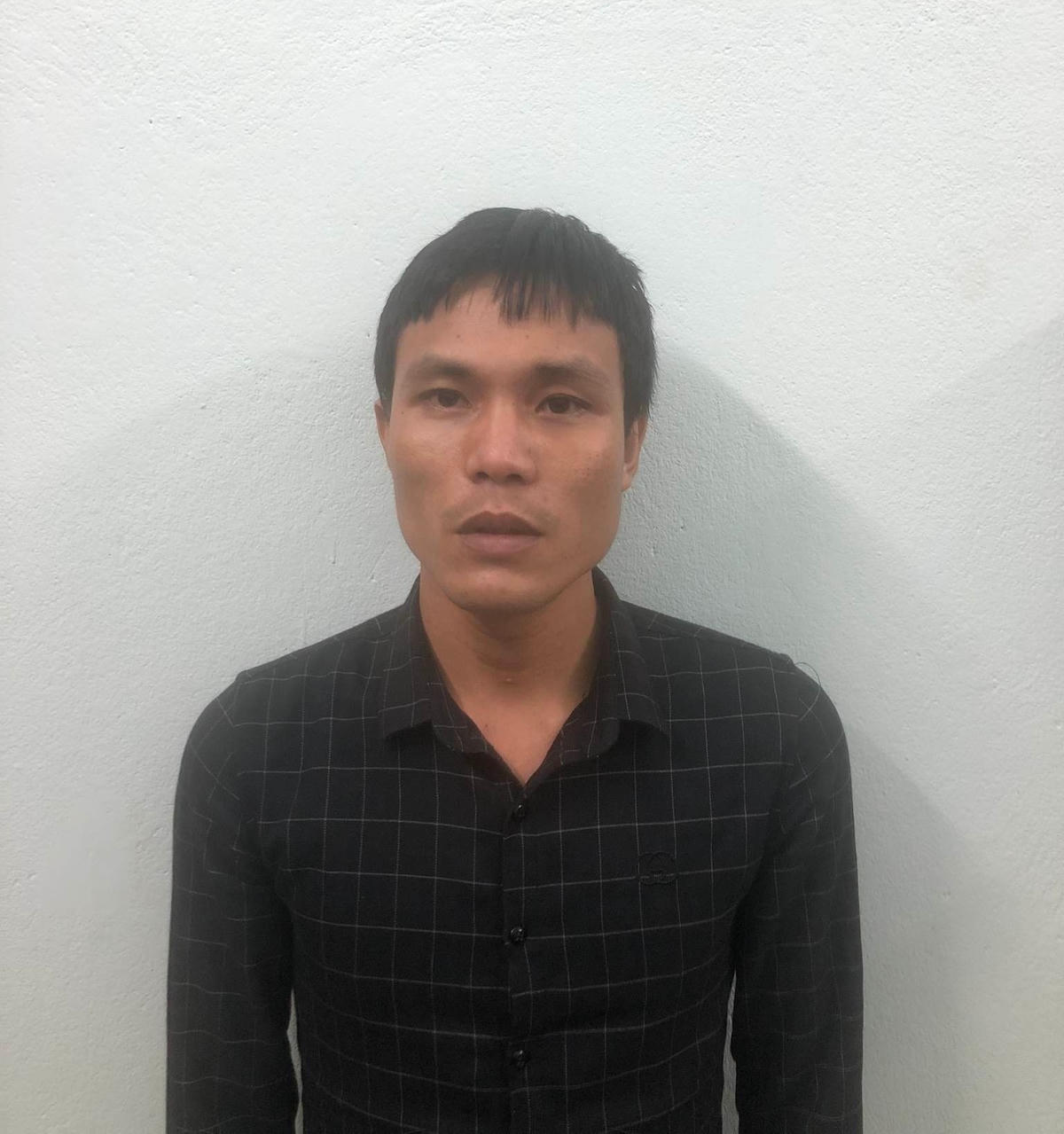 Đối tượng Phan Thanh Tình tại cơ quan Công an.