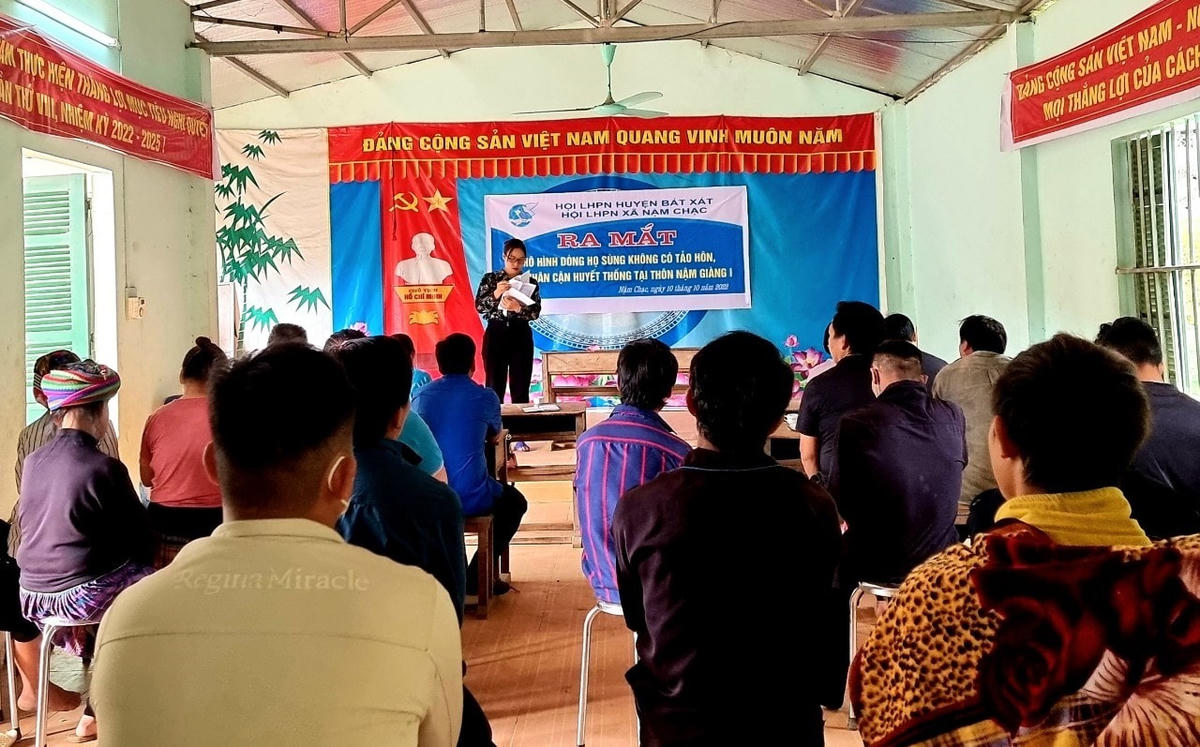 Ra mắt mô hình điểm về phòng, chống tảo hôn và hôn nhân cận huyết thống tại huyện Bát Xát.