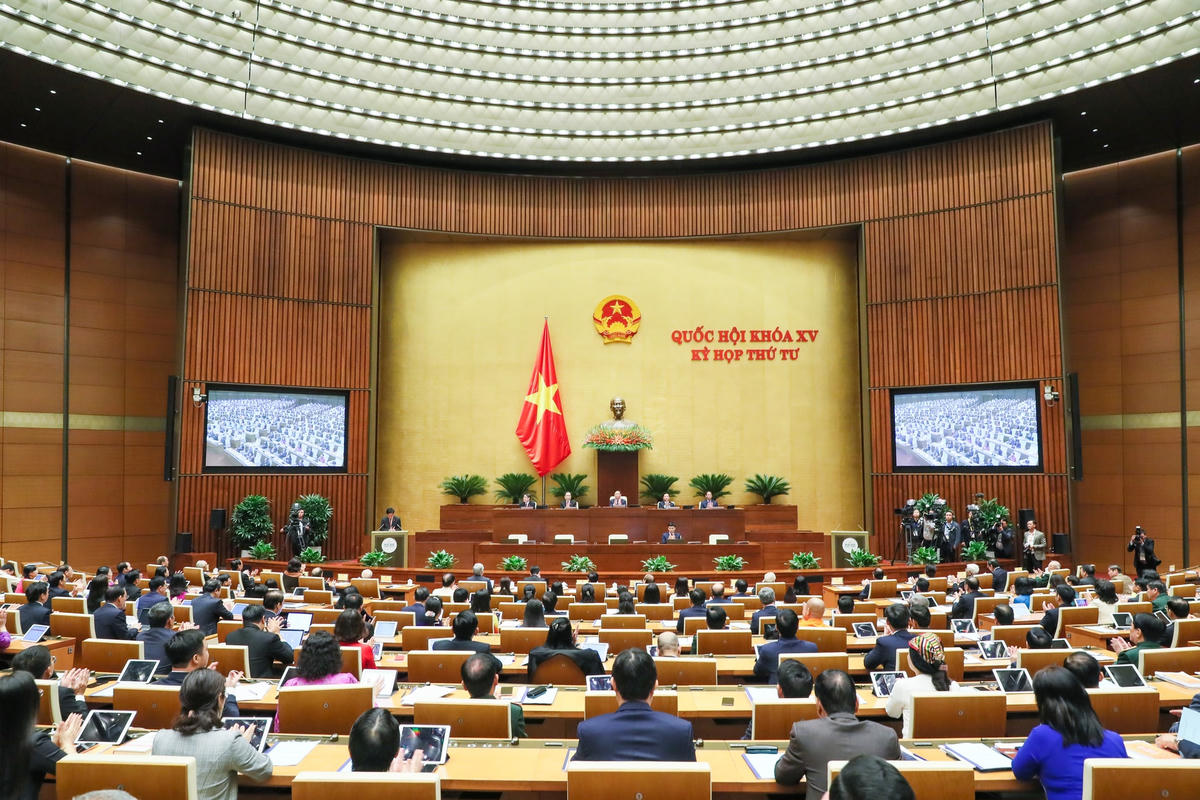 Kỳ họp thứ 4 Quốc hội khóa XV đã bàn thảo nhiều vấn đề nóng được dư luận xã hội quan tâm. Ảnh: Quang Vinh.  