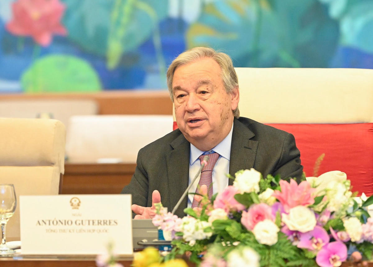 Tổng Thư ký Liên Hợp Quốc Antonio Guterres: Việt Nam là một tấm gương vô cùng đặc biệt