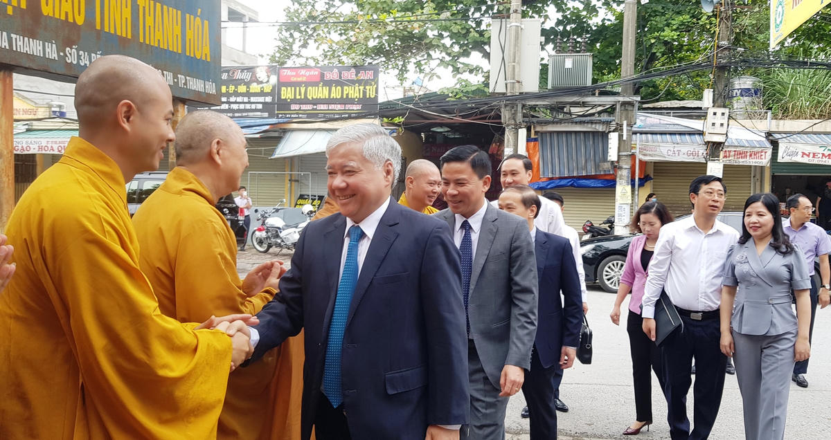 Chủ tịch Đỗ Văn Chiến thăm và làm việc tại Thanh Hóa