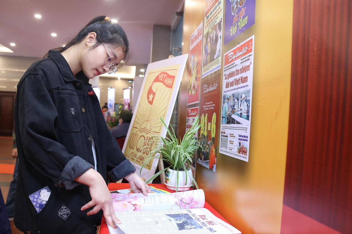 Hà Nội: Báo Đại Đoàn Kết tham gia Hội báo Xuân Quý Mão 2023