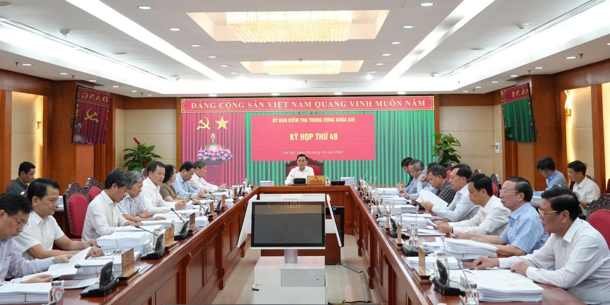 Quang cảnh kỳ họp. Ảnh: UBKT Trung ương.