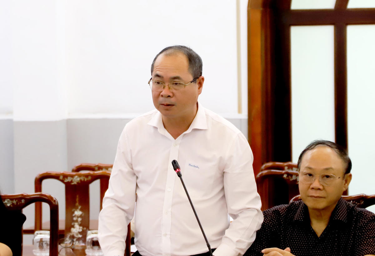 Ông Nguyễn Mạnh Cường, Vụ trưởng Vụ Nghiên cứu tổng hợp, Ủy ban Nhà nước về NVNONN phát biểu.