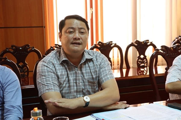 Ông Bùi Tứ Hải, Phó Chủ tịch UBND TP Cà Mau tại buổi họp báo