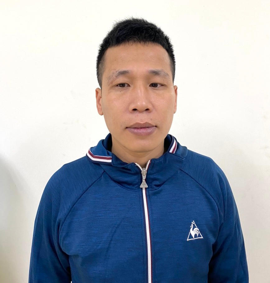Đoàn Hiếu Hùng - đối tượng cầm đầu ổ nhóm. Ảnh: Cổng TTĐT Công an TP Hà Nội.