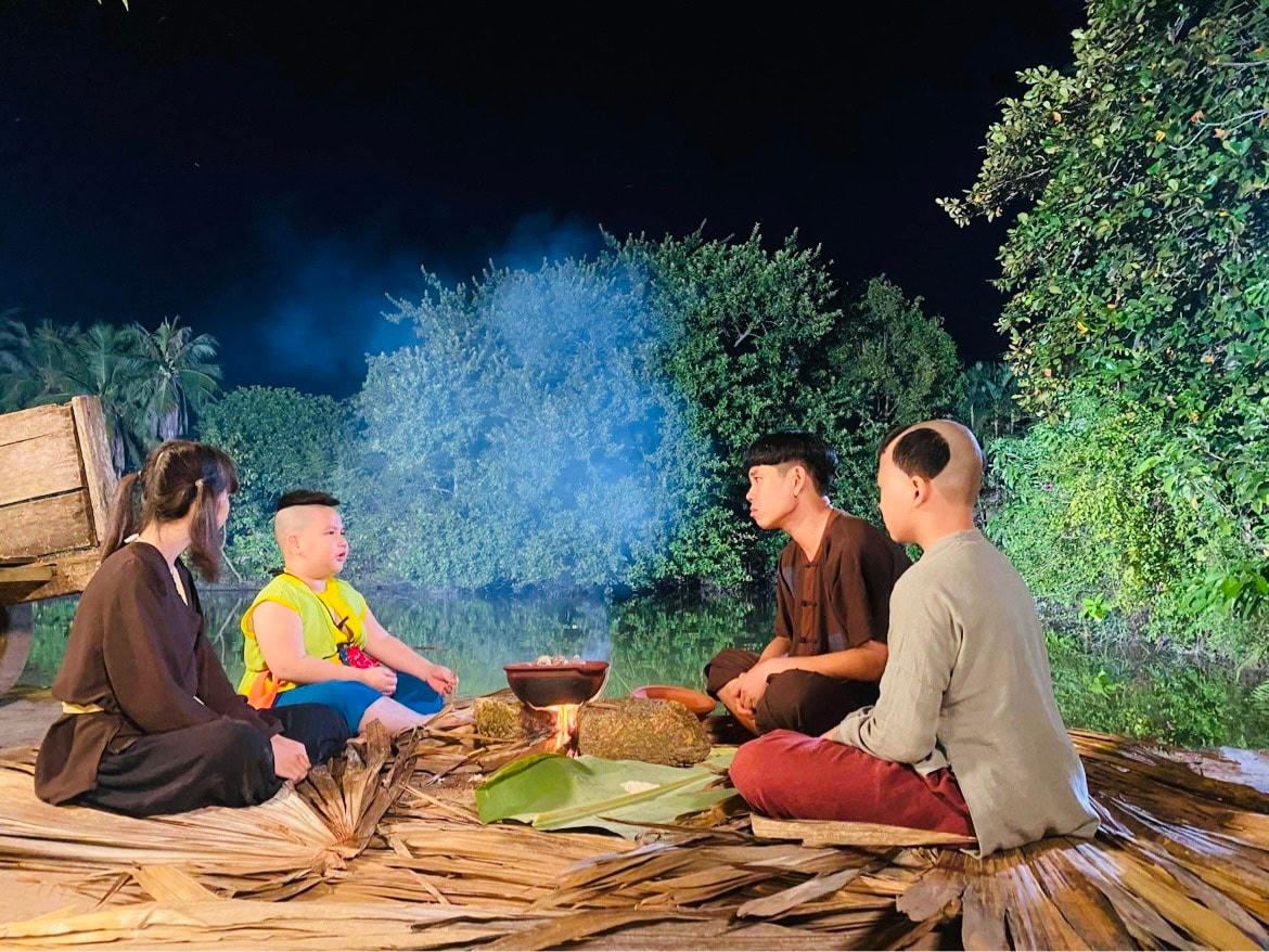 Cảnh trong phim "Trạng nhí".