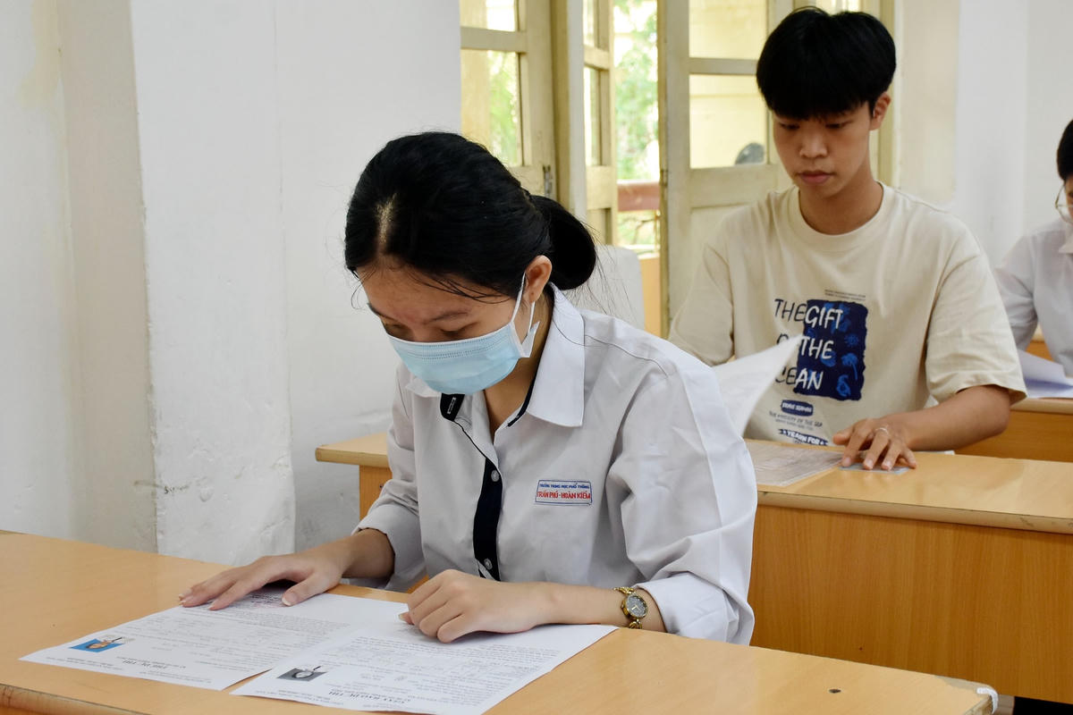 Thí sinh dự thi tốt nghiệp THPT 2023.
