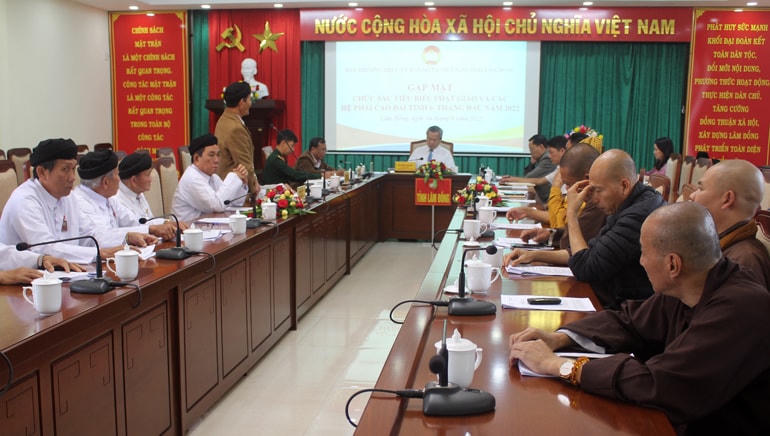 Quang cảnh buổi gặp mặt.