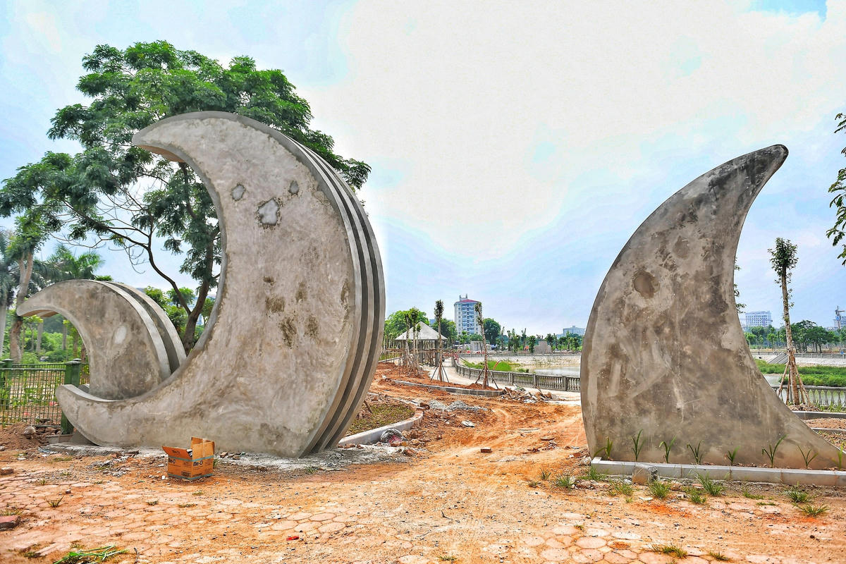 Hiện đơn vị thi công đã hoàn thành 80% giá trị khối lượng gói thầu.