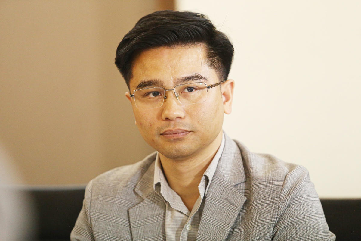 Nhà báo Nguyễn Công Khanh. Ảnh: Lê Khánh. 