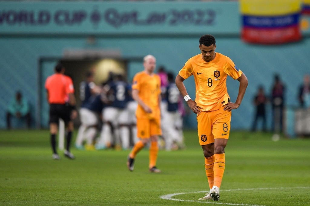 Hà Lan đang quá tự tin vào khả năng vô địch World Cup 2022. Họ vừa rơi xuống vị trí thứ 7 trong danh sách các ứng viên giành cúp vàng. Ảnh: Getty.