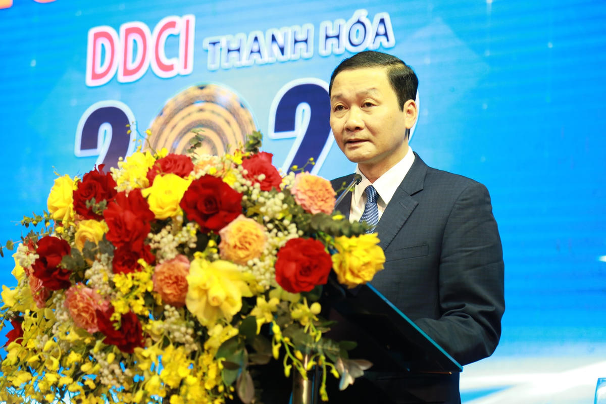 Ông Đỗ Minh Tuấn, Chủ tịch UBND tỉnh Thanh Hóa yêu cầu người đứng đầu các sở, ban, ngành, huyện, thị, thành phố cần nghiêm túc tiếp thu kết quả DDCI để tìm giải pháp tăng điểm trong năm tới.