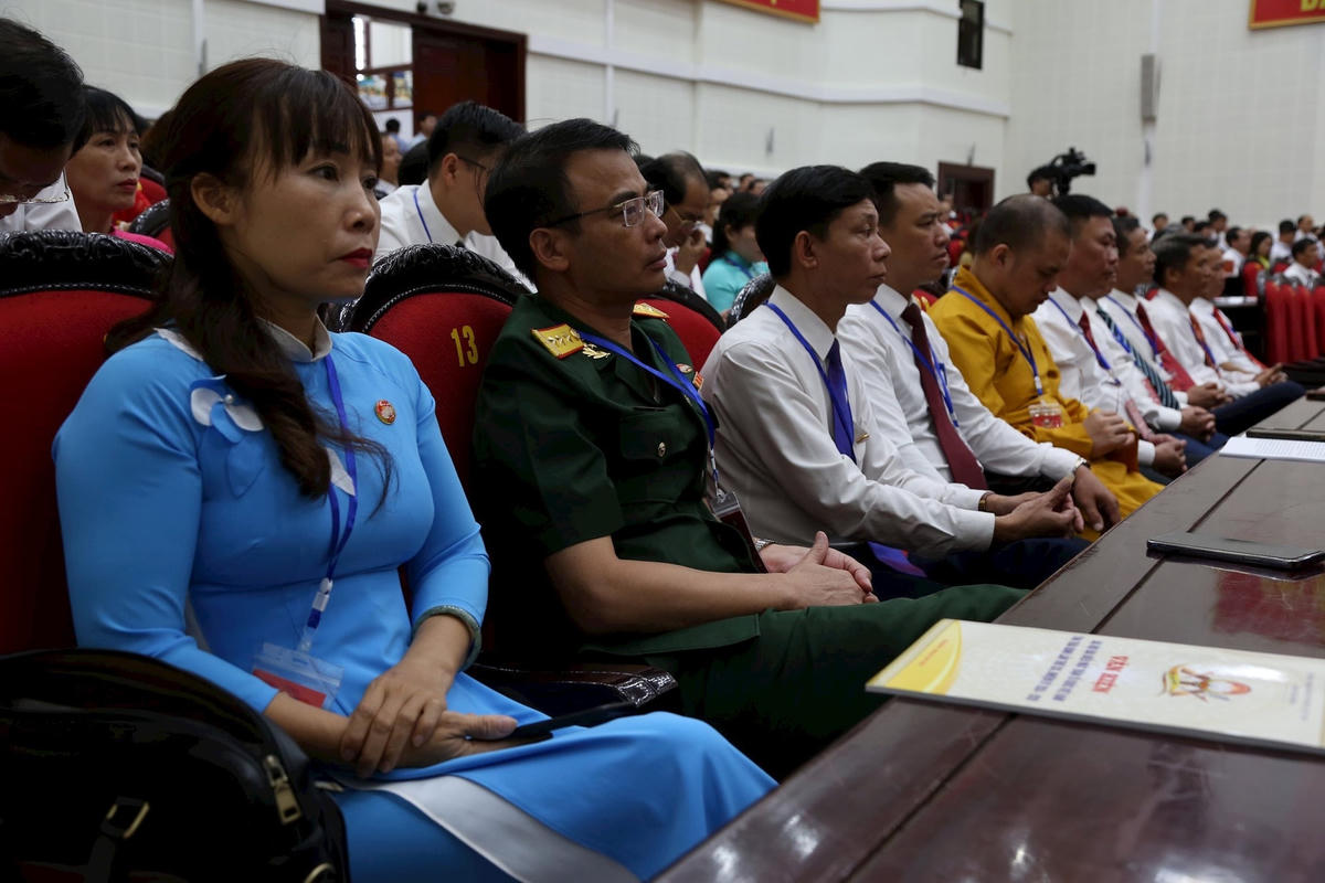 Đại biểu tham dự đại hội.