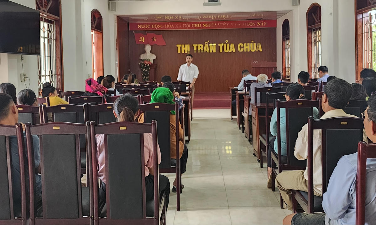 Tủa Chùa (Điện Biên) luôn quan tâm phát triển kinh tế - xã hội của đồng bào dân tộc thiểu số. Ảnh: Tủa Chùa.
