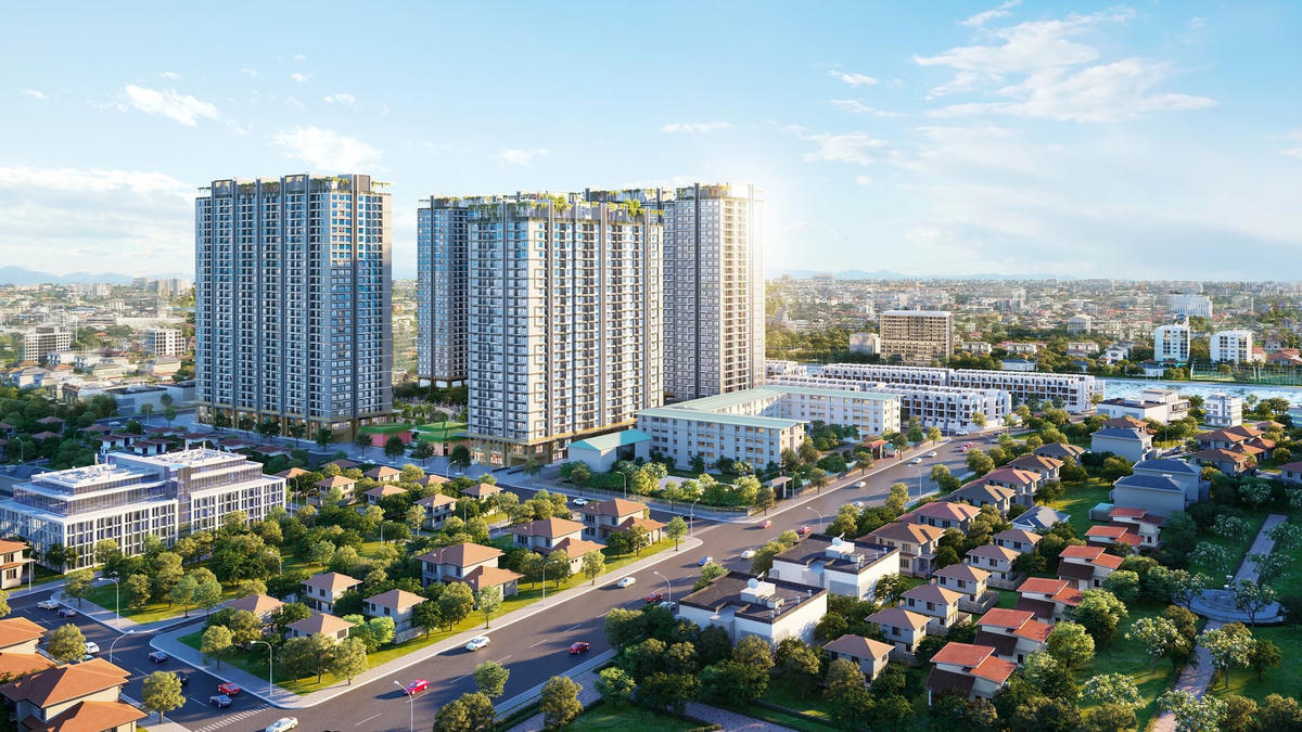 Dự án Hanoi Melody Residences tại Tây Nam Linh Đàm.