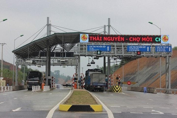 Trạm thu phí BOT Thái Nguyên - Chợ Mới.