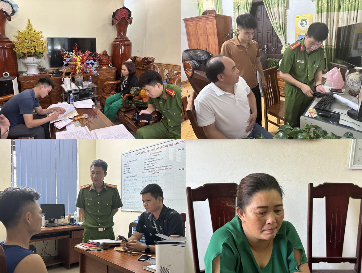Công an triệt xóa đường dây tín dụng đen và ghi lô đề ở huyện Hà Trung.