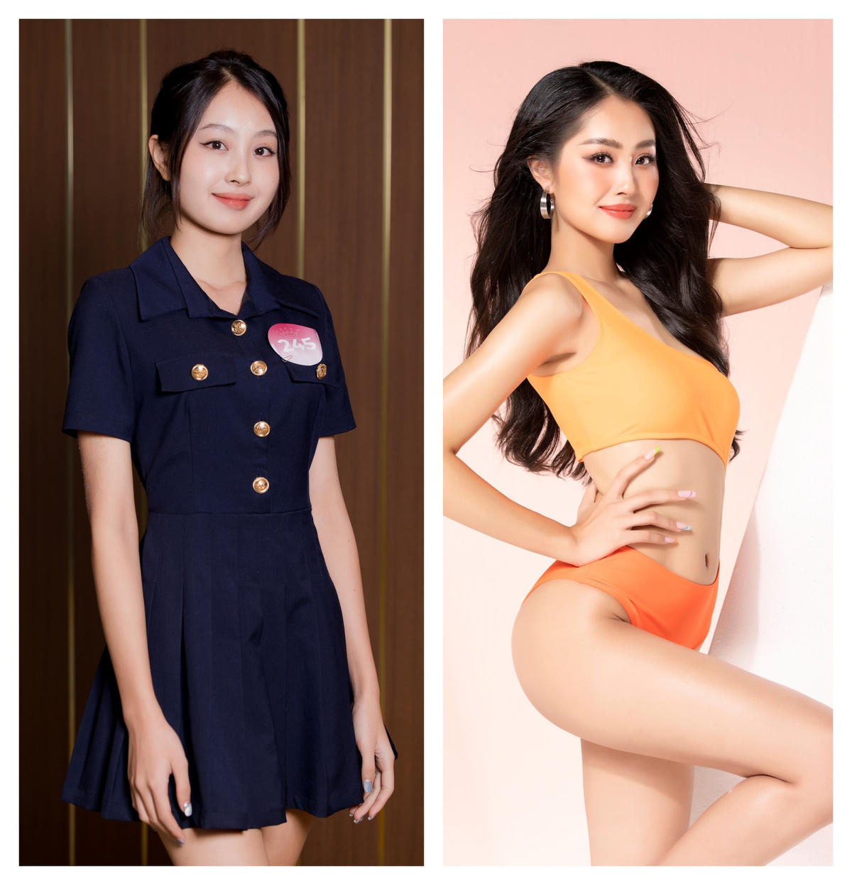 Phạm Giáng My - "Người đẹp Hoa Lư 2022" - gây ấn tượng ở Hoa hậu Việt Nam với gương mặt trong trẻo, vòng eo 56 cm.