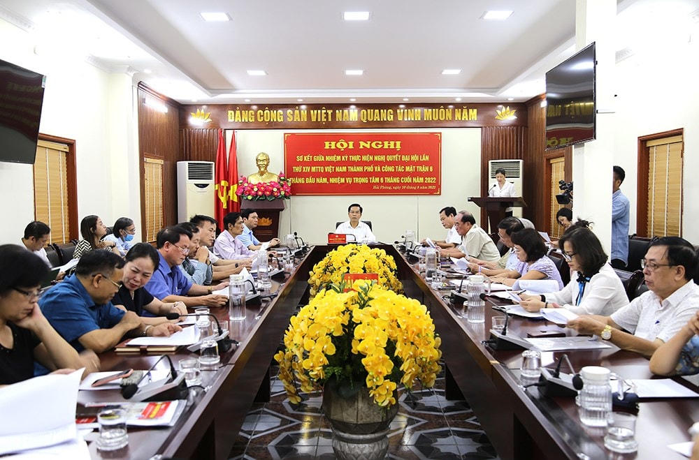 Ủy ban MTTQ Việt Nam TP Hải Phòng tổ chức Hội nghị giữa nhiệm kỳ. 