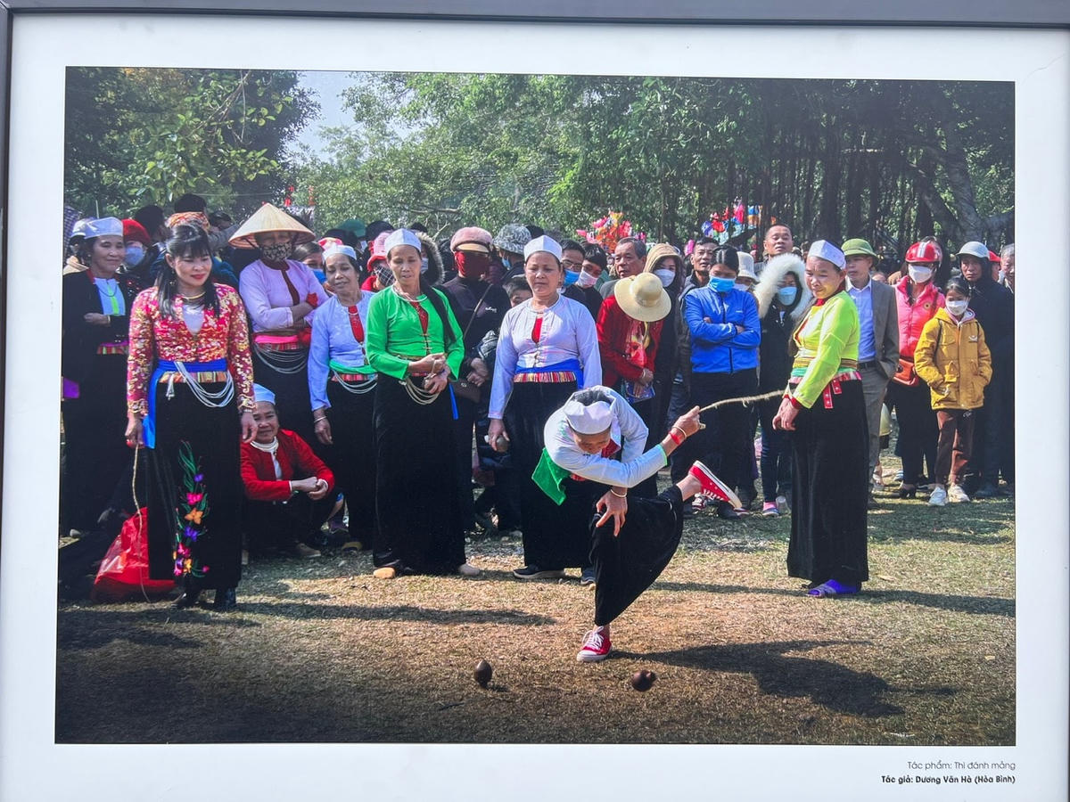 Thi đánh mảng. Ảnh: Dương Văn Hà