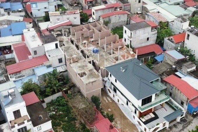 9 căn nhà xây không phép của gia đình Chủ tịch UBND phường Lãm Hà Vũ Khắc Hiệp.