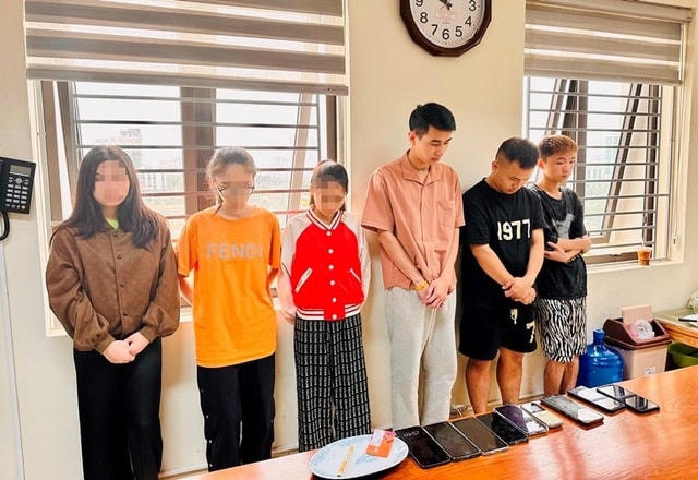 6 người tham gia 'tiệc' ma túy tại một phòng trọ.