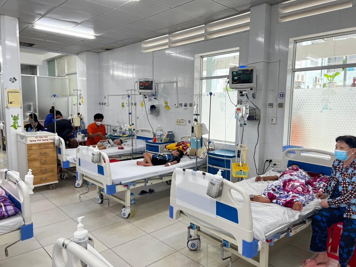 Sốt xuất huyết Dengue có dấu hiệu cảnh báo tăng cao, trong đó có nhiều ca là trẻ em.
