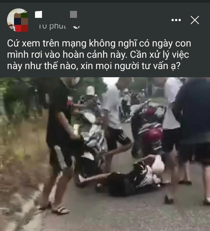 Mẹ của nạn nhân N.B.A đau đớn đưa lên mạng cầu cứu.