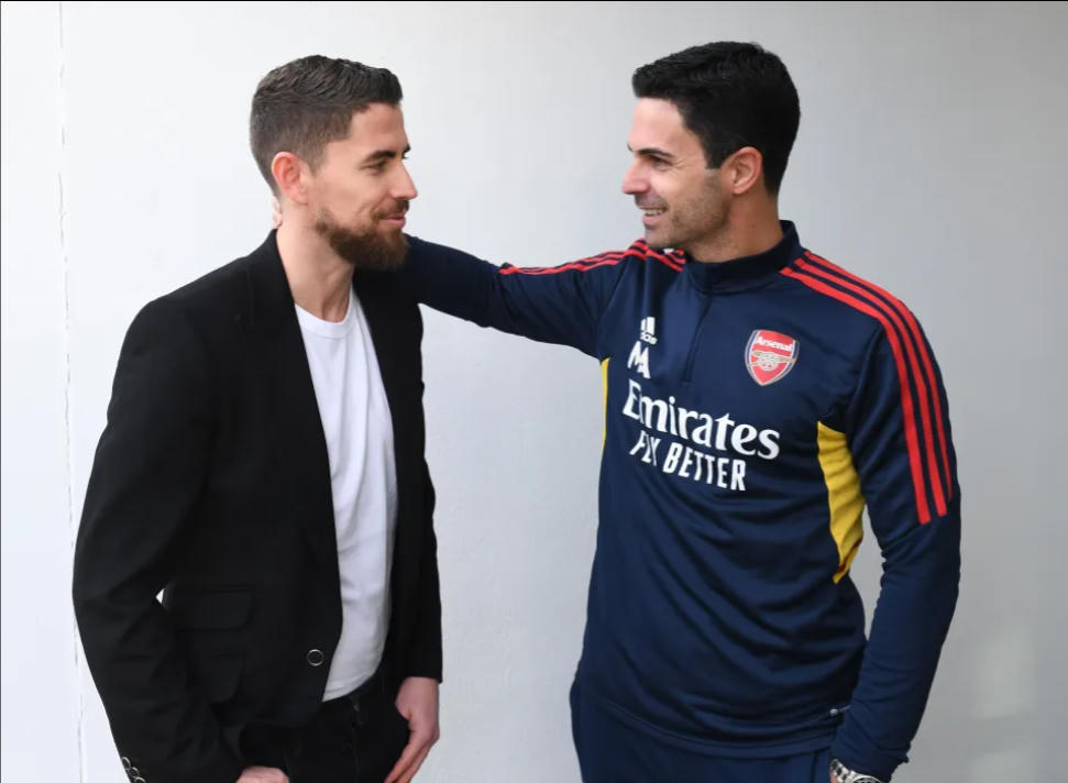 Hợp đồng với Jorginho là bản hợp đồng thứ ba của Arsenal trong kỳ chuyển nhượng tháng Giêng. Ảnh: Getty.