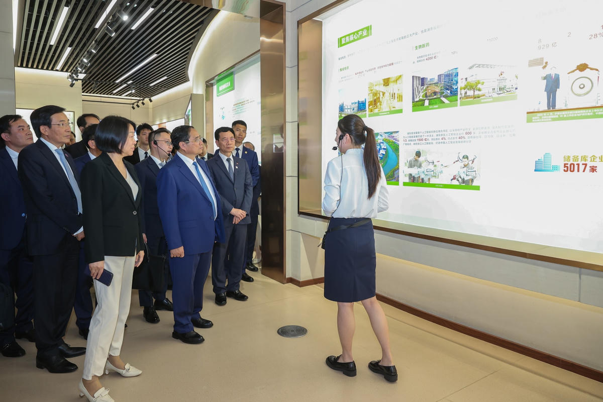 Thủ tướng tham quan, tìm hiểu kinh nghiệm phát triển của quận Phố Đông (Thượng Hải)- Ảnh 4.