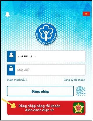 Hướng dẫn đăng nhập ứng dụng VssID bằng tài khoản VNeID 