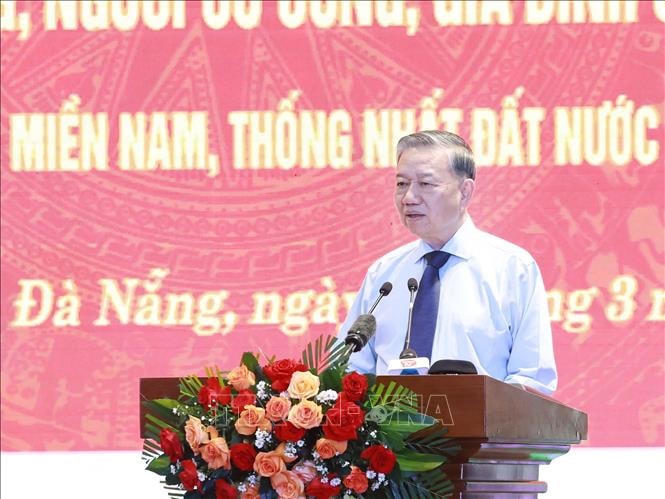 Tổng Bí thư Tô Lâm gặp mặt cán bộ lão thành cách mạng, người có công tiêu biểu - Ảnh 3.