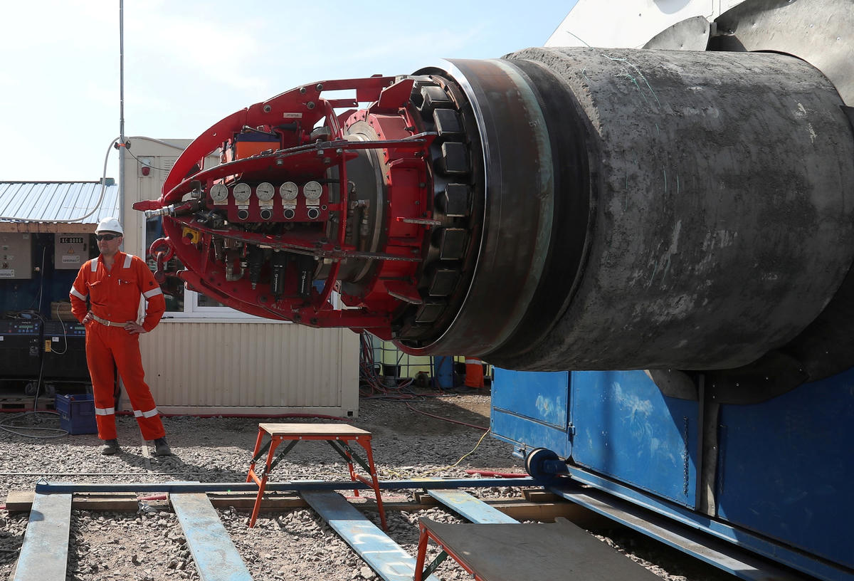 Đường ống dẫn dầu Nord Stream 2. Ảnh: Reuters.