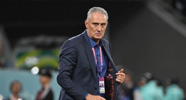 HLV Tite chia tay đội tuyển Brazil. Nguồn: Getty Images/TTXVN.