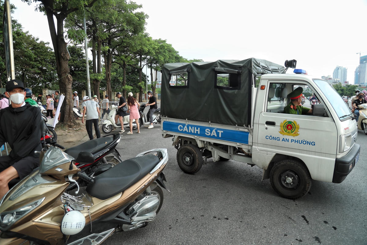Lực lượng công an đảm bảo an ninh shows diễn BlackPink.