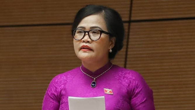 Bà Nguyễn Thị Sửu. Ảnh: Quang Vinh.