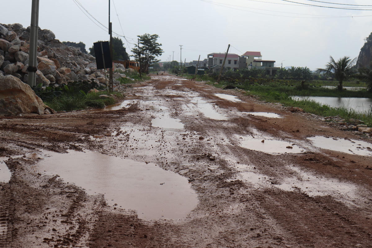 Một đoạn Tỉnh lộ 522B.