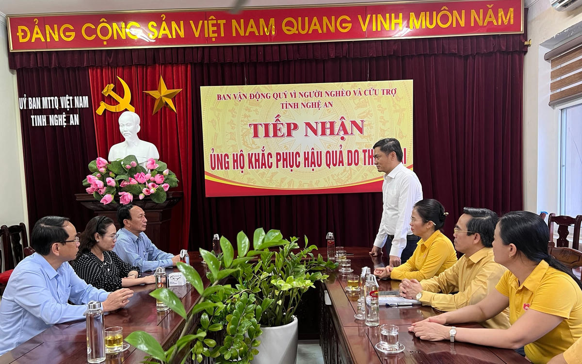 Lãnh đạo tỉnh Nghệ An gửi lời cảm ơn đến cán bộ và nhân dân tỉnh Quảng Bình.