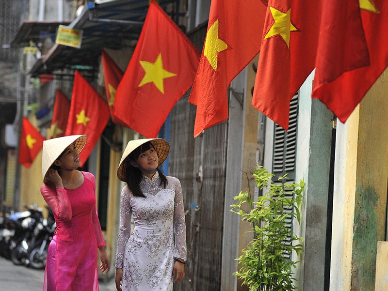 Nghỉ lễ Quốc khánh 2-9, thời tiết Hà Nội nắng hanh khô. Nguồn: Báo Vietnamnet.
