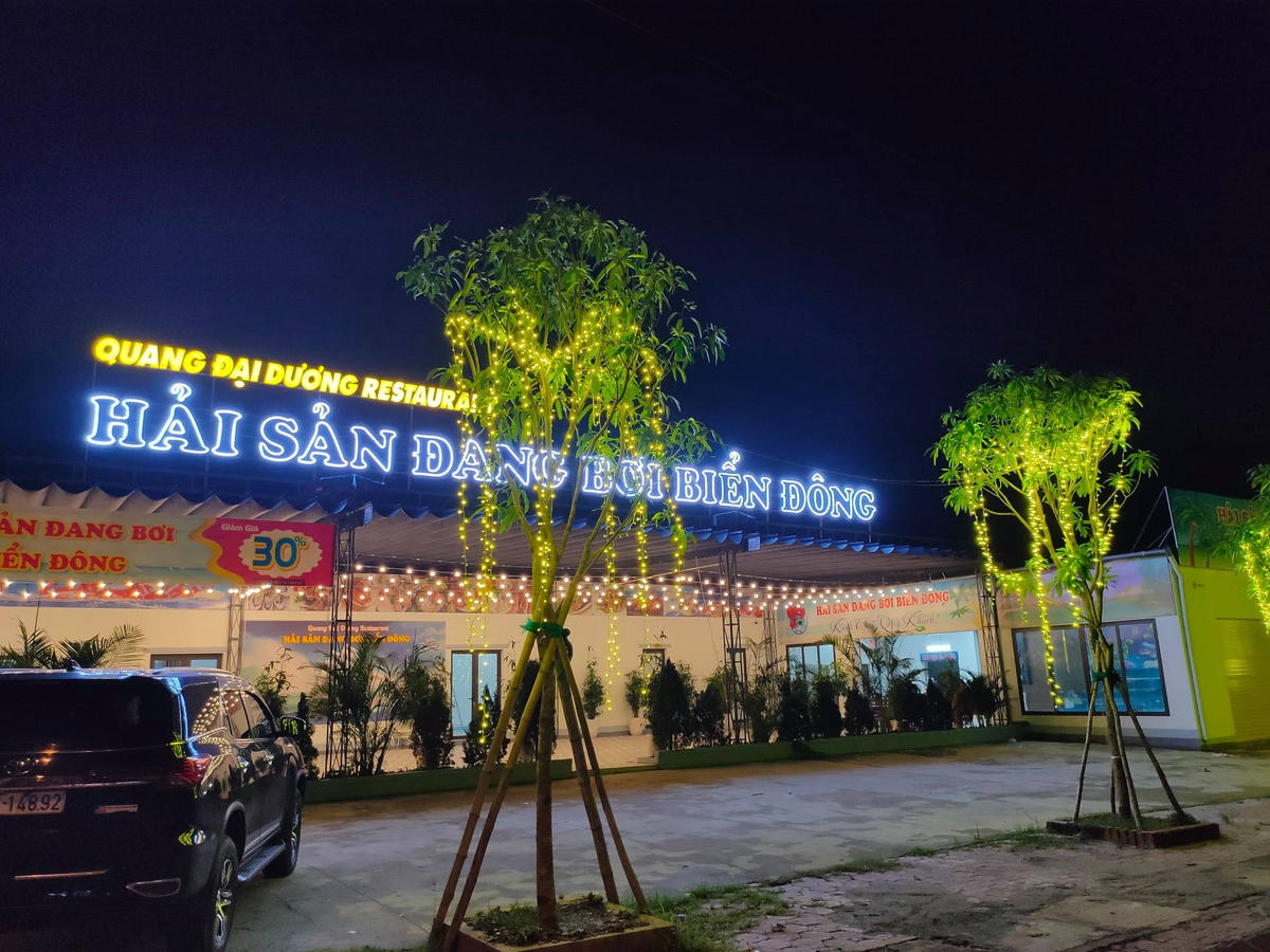 Nhà hàng Quang Đại Dương ở đường Hàm Nghi, TP Hà Tĩnh. Ảnh: Facebook nhà hàng.