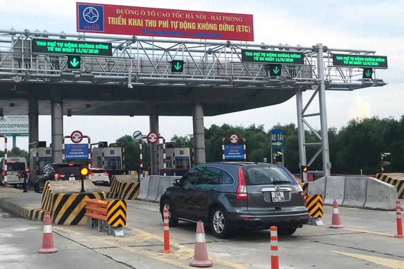 Từ 1/6 Cao tốc Hà Nội-Hải Phòng chỉ thu phí không dừng.