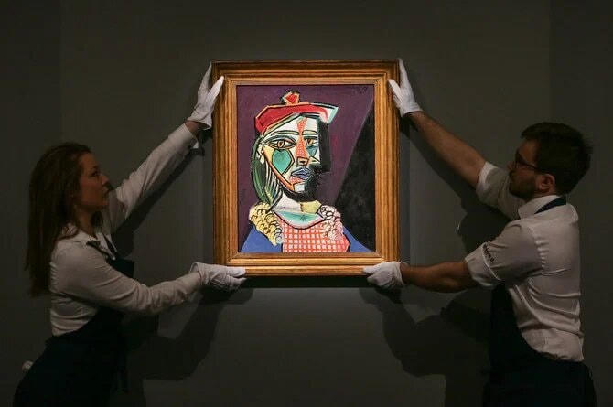 Một bức tranh của danh họa Picasso. 