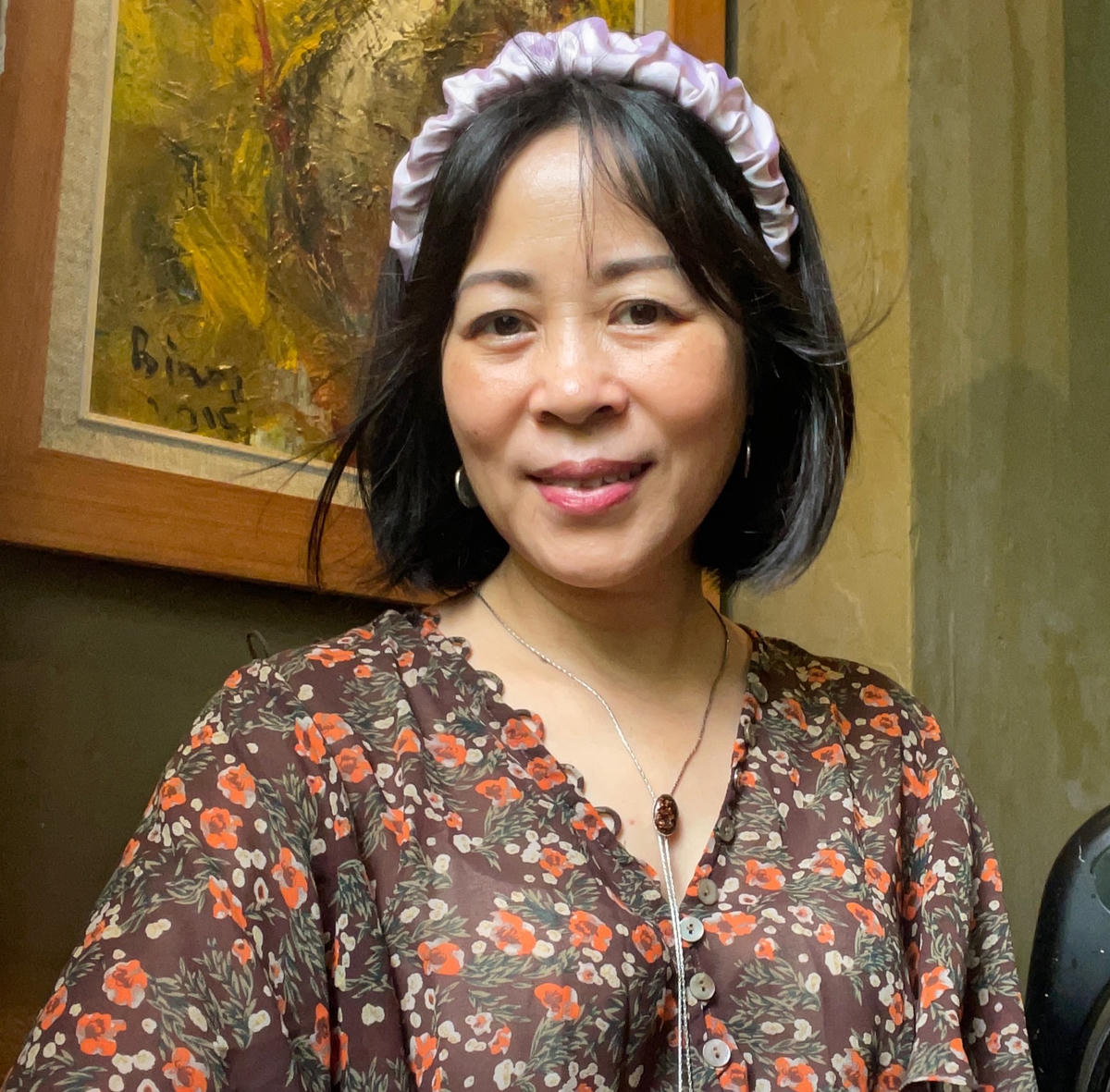 Nhà thơ Trang Thanh.  