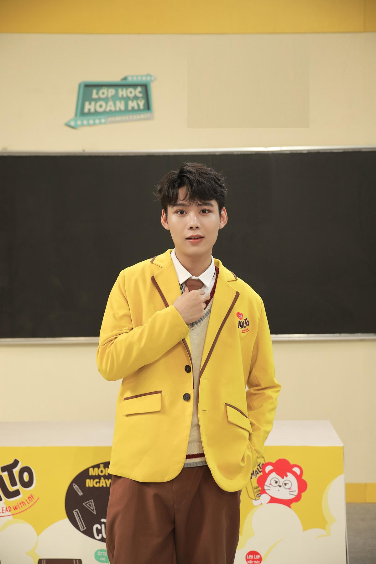 "Cây văn nghệ" của lớp Lục Huy.