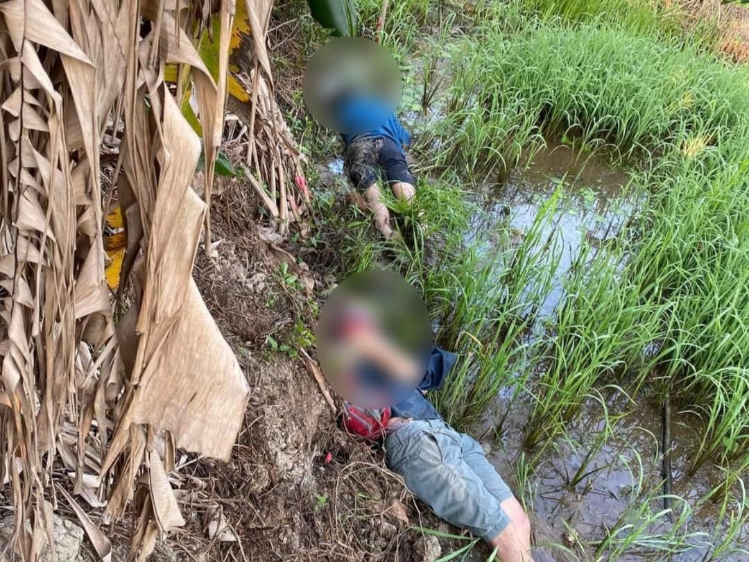 Khu vực phát hiện thi thể 2 thanh niên.