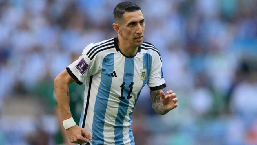 Di Maria cũng được HLV Scaloni thử nghiệm trước trận gặp Pháp (ảnh: Getty).