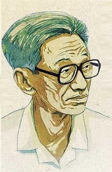 Nét ký họa chân dung nhà văn Sơn Nam.